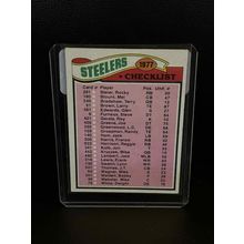 Steelers Checklist #222 | 1977 Topps Football Trading Card