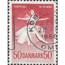 DENMARK, Danish Ballet and Music Festival, red 1966, 50ore