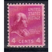 808 4c James Madison Fine MNH B0092