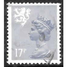 1958-67 Scotland Definitive - SG S57 17p grey blue Elizabeth C5