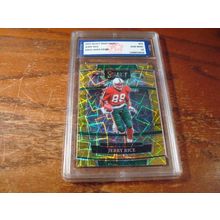 2022 Panini Select Draft Picks, Graded Near Gem Mint 10, JERRY RICE, HOF, Gold
