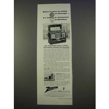 1955 Zenith Trans Oceanic Model R600 Radio Ad
