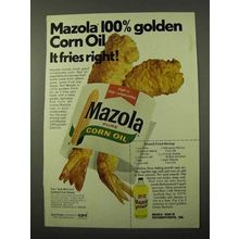 1972 Mazola Corn Oil Ad - French Fried Shrimp