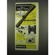 1975 Tasco Optics Ad - #624V Scope, #667V Scope