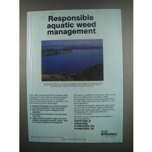 1984 Pennwalt Aquatic Herbicides Ad - Responsible