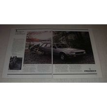 1985 Peugeot 505S Wagon Ad - The boys try a new place in their Peugeot