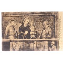 BASILICA OF ST. FRANCESCO ASSISI, ITALY unused vintage postcard =