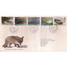 WINTERTIME. 1992 official UK FDC. first day cover Brecon pm.. #