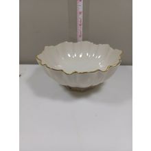 Lenox Pedestal Bowl, 6 inch Diameter with Gold Trim (A41)