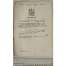 1920 Act of Parliament: street widening & improvements Dundee