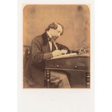 Charles Dickens Herbert Watkins London Gallery Painting Postcard