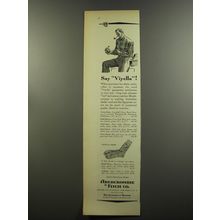 1953 Abercrombie & Fitch Viyella Socks Ad - Say Viyella
