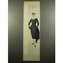 1955 Bonwit Teller Nantucket Naturals Dress Ad - Anatomy of Fall