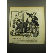 1955 Bigelow Carpets Advertisement - A title on door rates Bigelow on the floor