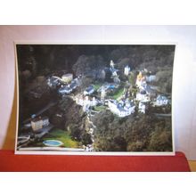 AERIAL VIEW, PORTMEIRION, MERIONETHSHIRE, WALES. unused postcard dated 1996 =