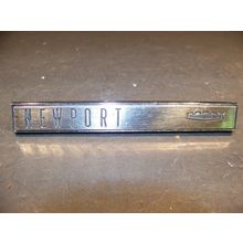 1962 CHRYSLER NEWPORT GLOVEBOX DOOR EMBLEM OEM #2162301
