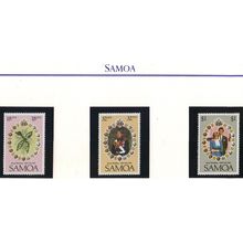 SAMOA SG599-601 1981 ROYAL WEDDING Unmounted Mint