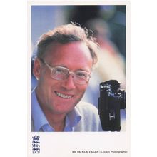Patrick Eagar Match Photographer TCCB Classic Cricket Photo Postcard