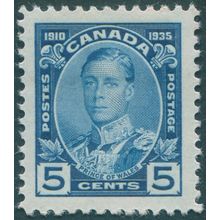 Canada 1935 5c blue Jubilee SG338 unused