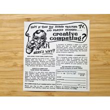 Robert Crumb 1976 Vintage US Print Advert, 70s Ephemera, Scrapbook Journal
