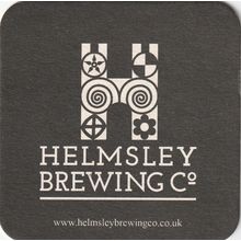 BEER MAT - HELMSLEY BREWING CO - FROM NORTH YORK MOORS - (Cat No 001) - (2015)