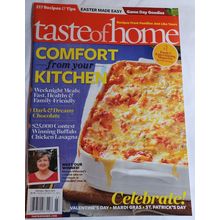 Taste of Home Magazine February March 2013 comfort from your kitchen Food Health