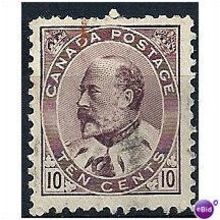 Canada 1903 SG182 10c Brown-Lilac Fine Used