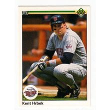 1990 Upper Deck Kent Hrbek baseball card #452 – Twins