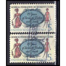 Used 1316 5c Womens Clubs (2) ..sford, PA. E1891