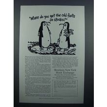 1959 Members New York Stock Exchange Ad - Cold Facts