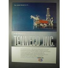 1966 Tenneco Inc. Ad - Our Name Fenced Us In