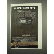 1966 Weatherby Imperial Scope Ad - No More Cuts