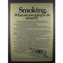 1972 Vantage Cigarette Ad - Smoking