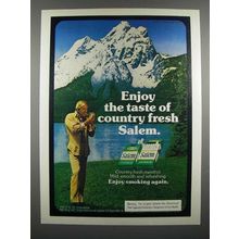 1978 Salem Cigarette Ad - Taste of Country Fresh