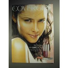 2003 Cover Girl Wetslicks Makeup Ad - Tasha Tilberg