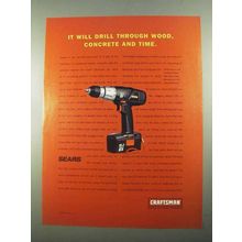 2003 Craftsman EX Cordless Drill Ad - Wood, Concrete
