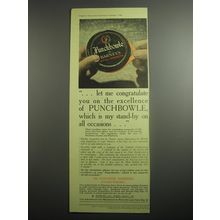 1948 Punchbowle Barneys Tobacco Ad - let me congratulate you