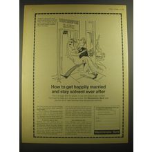 1967 Westminster Bank Ad - How to get happily married and stay solvent