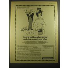 1967 Westminster Bank Advertisement- How to get happily married