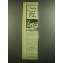 1945 Beaulieu Vineyard Ad - Winter Our new wines begin Their Development