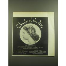 1946 Charles of the Ritz Hair Style Ad