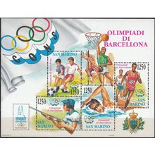 San Marino 1992 Michel Bloc Feuillet 15 Neuf ** Cote (2006) 6.00 Euro Barcelona