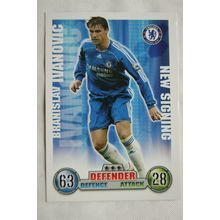 2007/08 Topps Match Attax Trading Card - Branislav Ivanovic, Chelsea