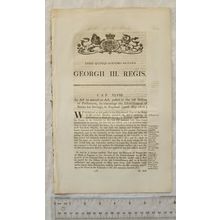 1818 Act of Parliament: encouragement of Banks for Savings in England
