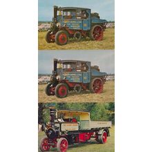 Foden 1916 WW1 Wagon 14078 D & 6350 Postcard Bundle