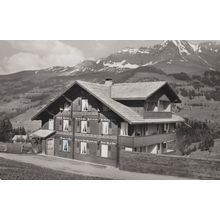 Chalet Fronmatt Adelboden Switzerland Real Photo Postcard