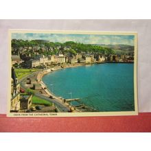 OBAN BAY FROM THE CATHEDRAL TOWER unused postcard Colourmaster =