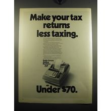 1971 SCM Smith-Corona Adding Machines Ad - Make your tax returns less taxing