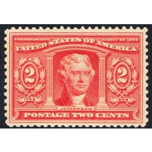 324, Mint 2¢ VF NH Nice Centering CV $60 - Stuart Katz