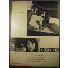 1956 Look Magazine Ad - So small to be so sick